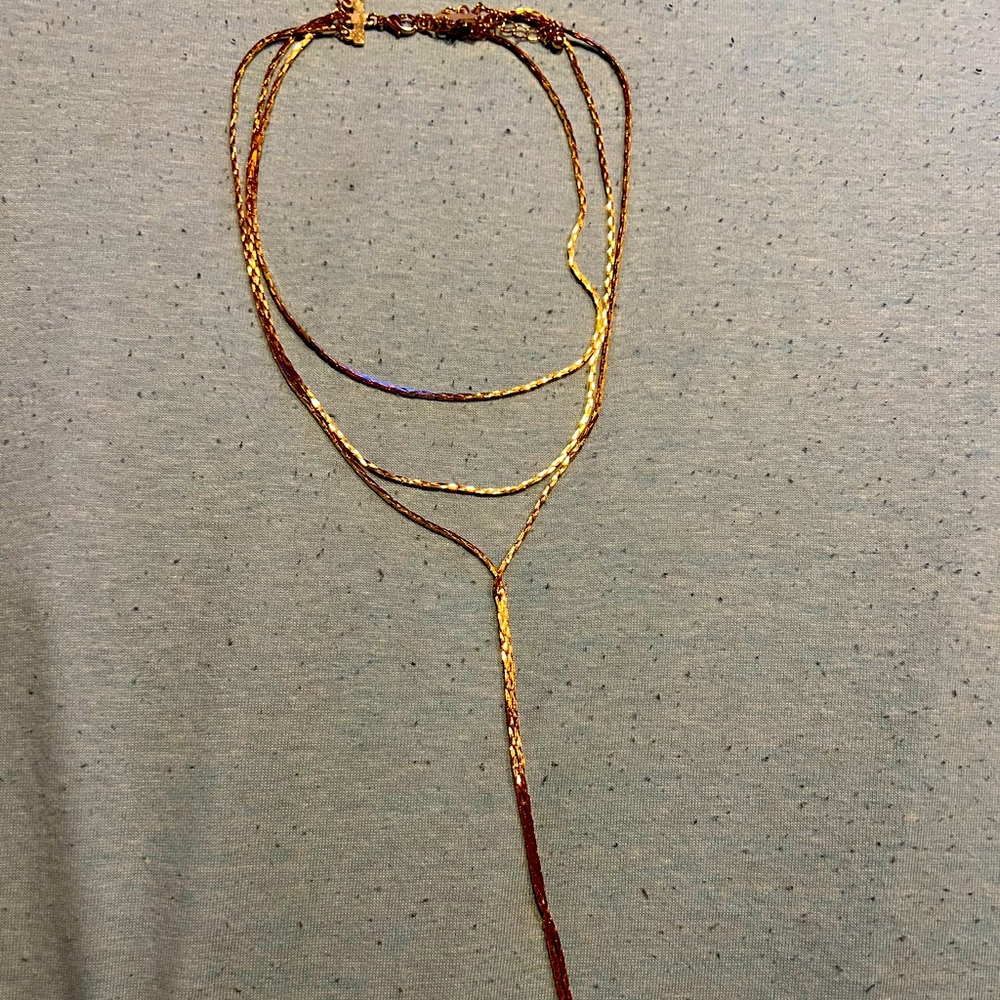 Layered necklace from asos.